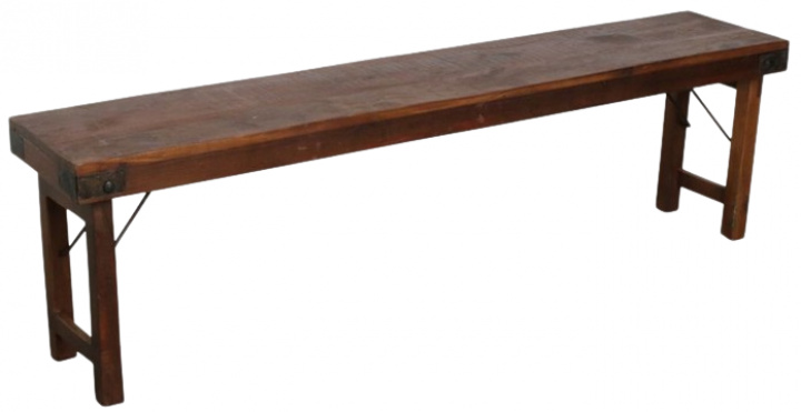 Skydelig bænk \'Foldable\' 160x30cm - Træ i gruppen Møbler / Sidde møbler / Bænke hos Reforma (BEOW00028A)