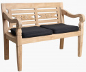 Udebænk \'Boho\' - Teak