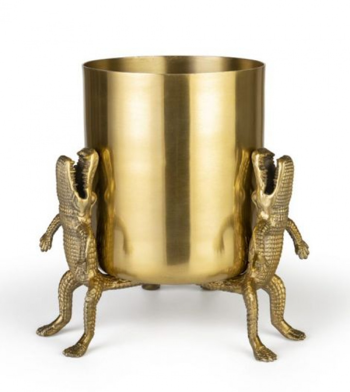 Vase \'Crocodile\' L - Messing i gruppen Indretning / Dekoration / Vaser hos Reforma (BM82008)