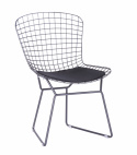 Stol \'Bertoia\' - Sølv/Grå