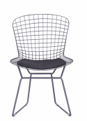 Stol \'Bertoia\' - Sølv/Grå