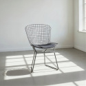 Stol \'Bertoia\' - Sølv/Grå