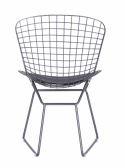 Stol \'Bertoia\' - Sølv/Grå