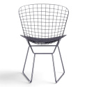 Stol \'Bertoia\' - Sølv/Grå