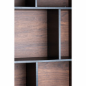 Bogreol \'Colin\' 60x210 - Valnød/Sort