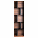 Bogreol \'Colin\' 60x210 - Valnød/Sort