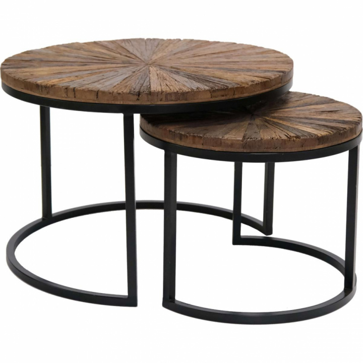 Rustikt cafébord \'Luc\' - Brun i gruppen Møbler / Bord / Sofabord hos Reforma (D0417)