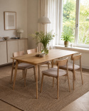 Spisebord \'Nordisk\' 180x70cm - Eg