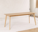 Spisebord \'Nordisk\' 180x70cm - Eg
