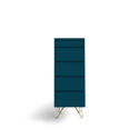 Kommode \'Elle\' 45x110 - Turkis/Messing