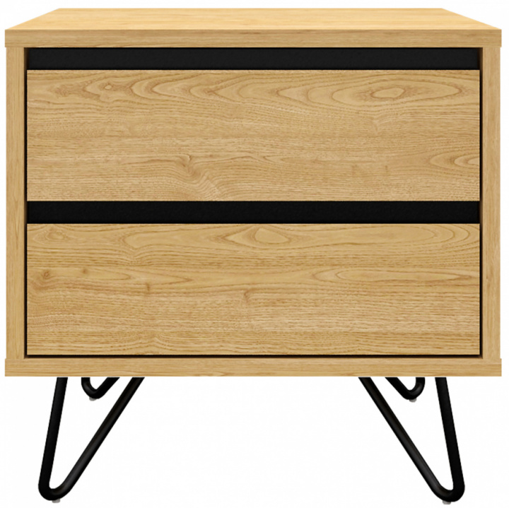 Natteskab \'Elle\' - Eg/Sort i gruppen Møbler / Bord / Sengeborde hos Reforma (ELLENS01-wood)