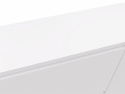 Sko skab \'Elle\' - Hvid/Messing