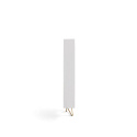 Sko skab \'Elle\' - Hvid/Messing