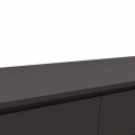 TV-bænk \'Elle\' - Sort/Messing