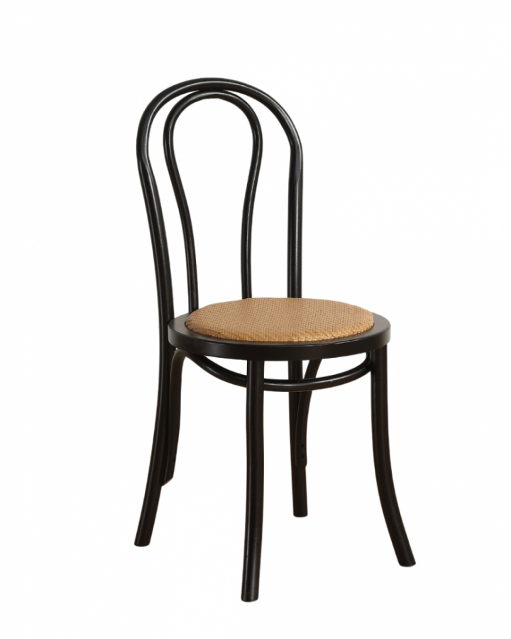 Stol \'Bistro\' - Rattan/Sort i gruppen Møbler / Sidde møbler / Stole hos Reforma (FC19-Black)
