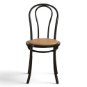 Stol \'Bistro\' - Rattan/Sort
