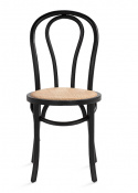 Stol \'Bistro\' - Rattan/Sort