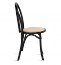 Stol \'Bistro\' - Rattan/Sort