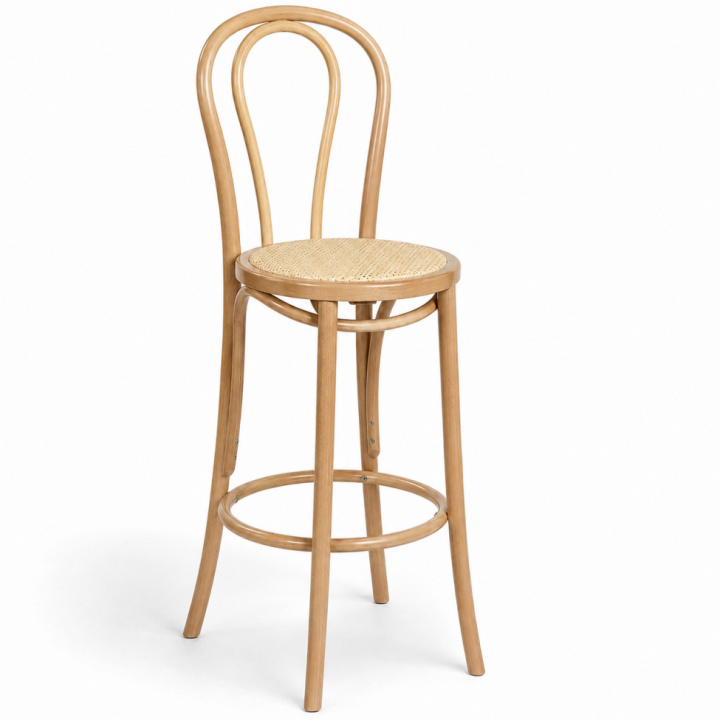 Barstol \'Bistro\' - Natur/Rotting i gruppen Møbler / Sidde møbler / Barstole hos Reforma (FCB19-oak)