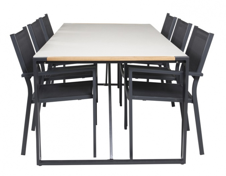 Spisegruppe \'Umeå\' - Sort i gruppen Møbler / Havemøbler / Uderum hos Reforma (GR18388)