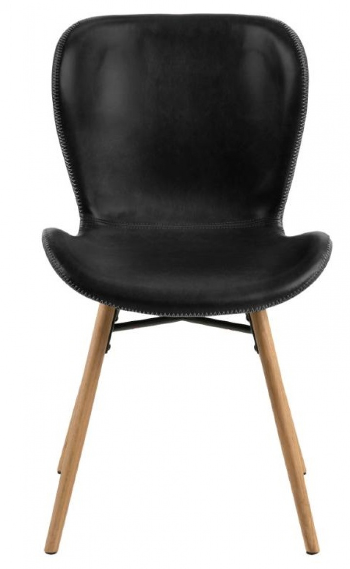 Stol \'Böda\' - Natur/Svart i gruppen Møbler / Sidde møbler / Stole hos Reforma (H000019293)