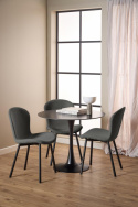 Spisebord \'Malta\' Rundt 90x75cm - Sort