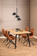 Spisebord \'Cadiz\' 160x90cm - Natur/Sort