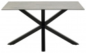 Spisebord \'Heaven\' 135x80cm - Grå/Sort