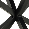 Spisebord \'Heaven\' 135x80cm - Grå/Sort