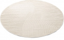 Rundt tæppe \'Devon\' - Creme