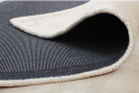 Rundt tæppe \'Jodhpur\' - Offwhite