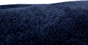 Rundt tæppe \'Aranga Super Soft\' - Mørkeblå
