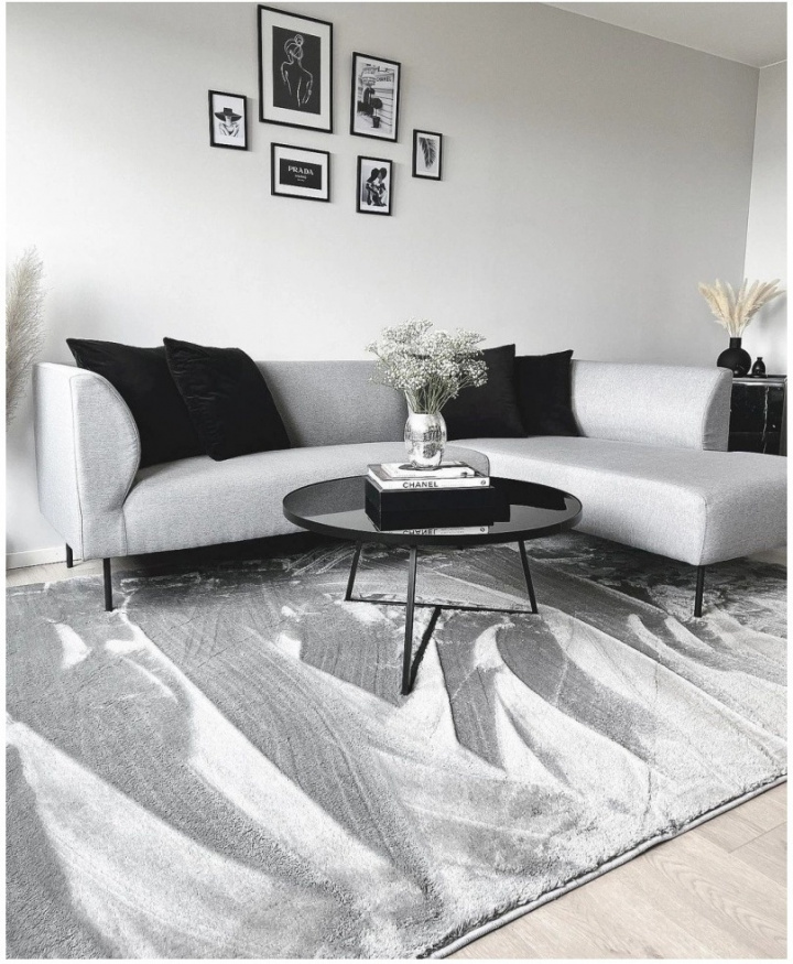 Ryamåtte \'Aranga Super Soft\' - Grå i gruppen Tæpper / Ryamåtter hos Reforma (H100150)