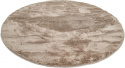 Rund tæppe \'Aranga Super Soft Fur\' - Brun