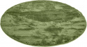 Rundt tæppe \'Aranga Super Soft\' - Olivengrøn