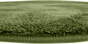 Rundt tæppe \'Aranga Super Soft\' - Olivengrøn