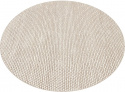 Rundt tæppe \'Avafors\' - Beige