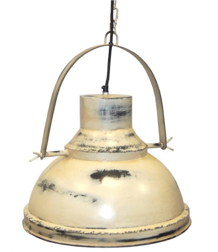 Fabriks lampe Vintage - Patineret hvid i gruppen Belysning / Lamper / Loftlamper hos Reforma (INDS-205)