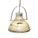 Fabriks lampe Vintage - Patineret hvid