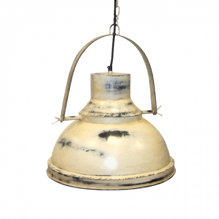 Fabriks lampe Vintage - Patineret hvid i gruppen Belysning / Lamper / Loftlamper hos Reforma (INDS-205)