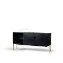 Sideboard \'Fr&ouml;lunda\' - Sort/Messing