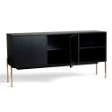 Sideboard \'Fr&ouml;lunda\' - Sort/Messing