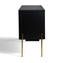 Sideboard \'Fr&ouml;lunda\' - Sort/Messing
