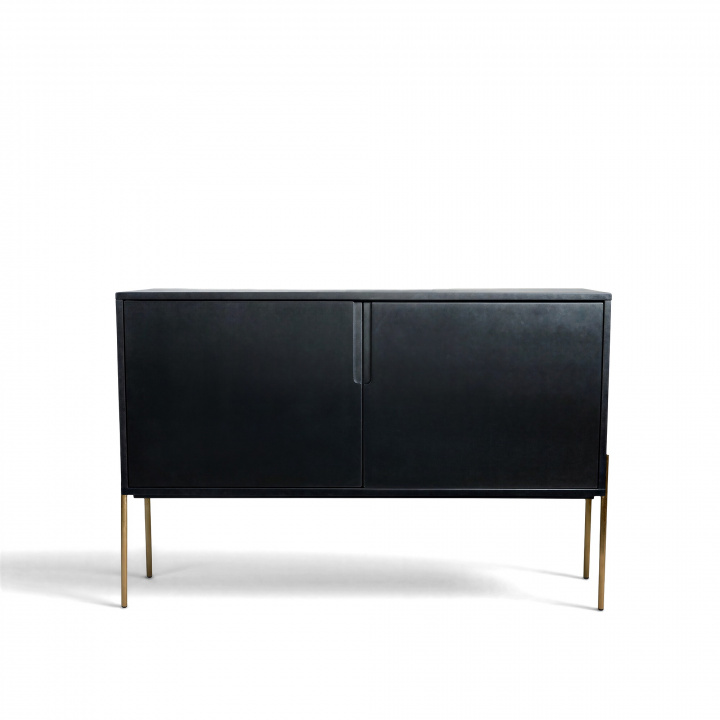 Sideboard \'Fr&ouml;lunda\' - Sort/Guld i gruppen Møbler / Hylder & opbevaring / Sideboards hos Reforma (J9613-1)