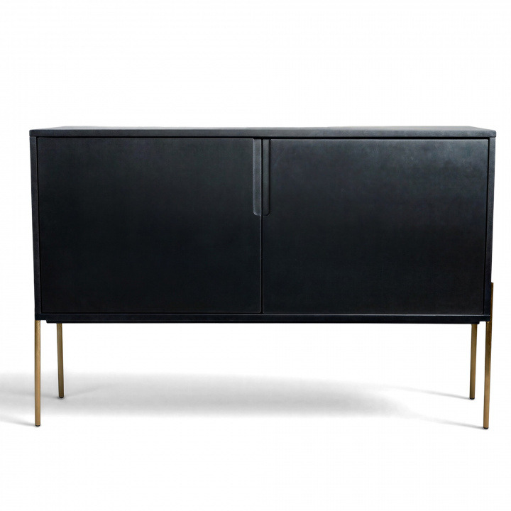 Sideboard \'Fr&ouml;lunda\' - Sort/Guld i gruppen Møbler / Hylder & opbevaring / Sideboards hos Reforma (J9613-1)