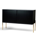 Sideboard \'Fr&ouml;lunda\' - Sort/Guld