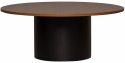 Sofabord \'Rounded\' Rundt 100cm - Valnød