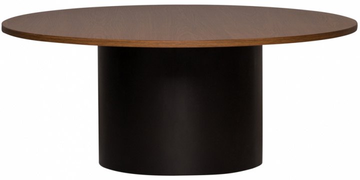 Sofabord \'Rounded\' Rundt 100cm - Valnød i gruppen Møbler / Bord / Sofabord hos Reforma (JN2005-003)