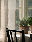 Gardin med veckband \'Dalsland\' 145x250 - Beige