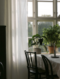Gardin \'Sunshine\' 140x250 - Hvid
